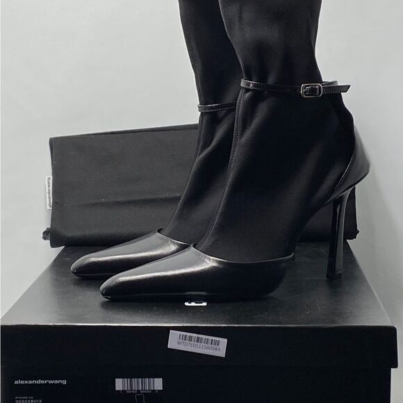Alexander Wang Black Viola 105 Boots size 37 - Picture 10 of 12